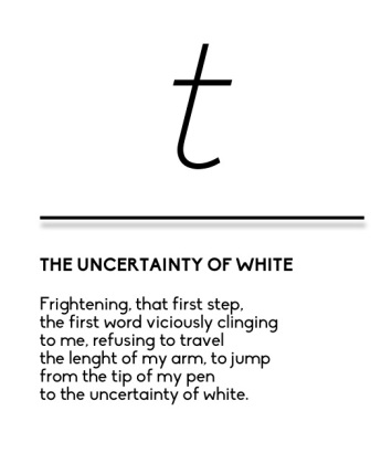 The uncertainty of white